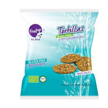 FOODUP Tortillas di Teff con Semi di Lino 35g - Lovesano