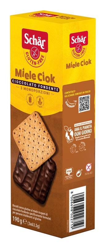 SCHAR MIELE CIOK BISCOTTI 190G - Lovesano