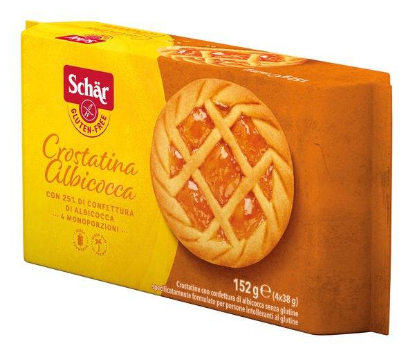 SCHAR Crostatina Albicocca 4x38g - Lovesano