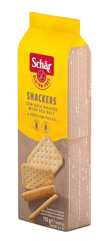 SCHAR SNACKERS CRACKERS 115G - Lovesano