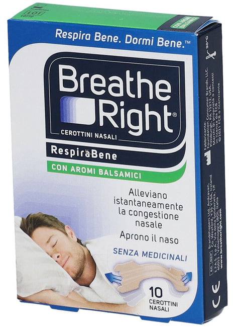 BREATH RIGHT BALSAMICI 10PZ - Lovesano
