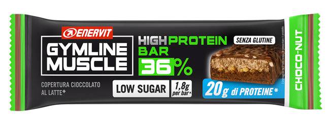 GYMLINE PROT BAR 36 CHOCO 55G - Lovesano