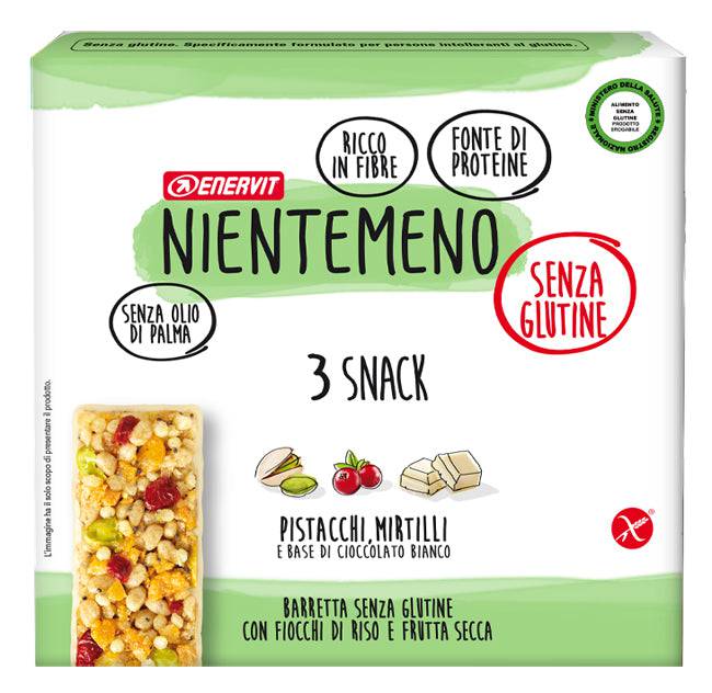 NIENTEMENO Barretta Pistacchi Mirtilli 3x23g - Lovesano