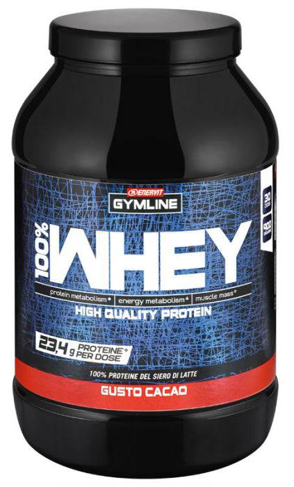 GYMLINE 100% WHEY C CACAO 900G - Lovesano