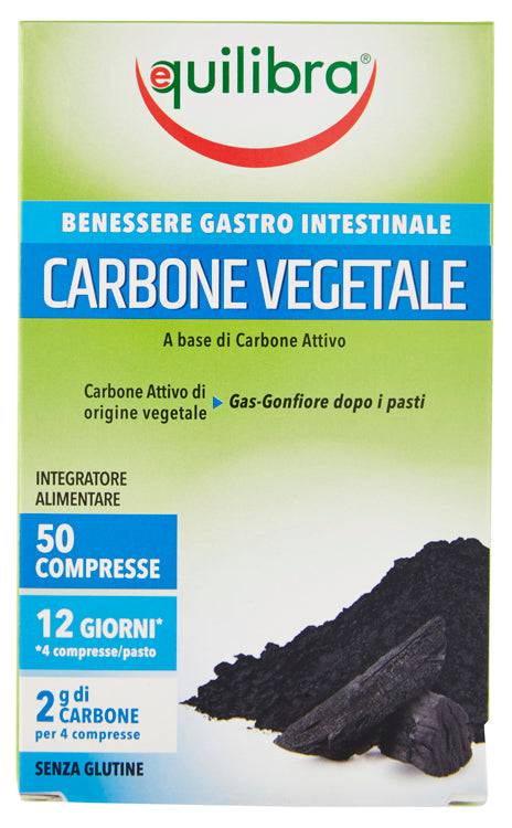 EQUILIBRA Carbone Vegetale 50 Cpr - Lovesano
