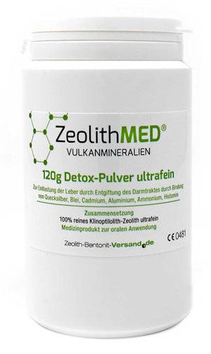 ZEOLITE MED DETOX POLV 120G - Lovesano