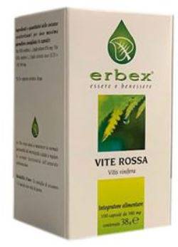 VITE ROSSA 100 Cps 380mg Erbex - Lovesano