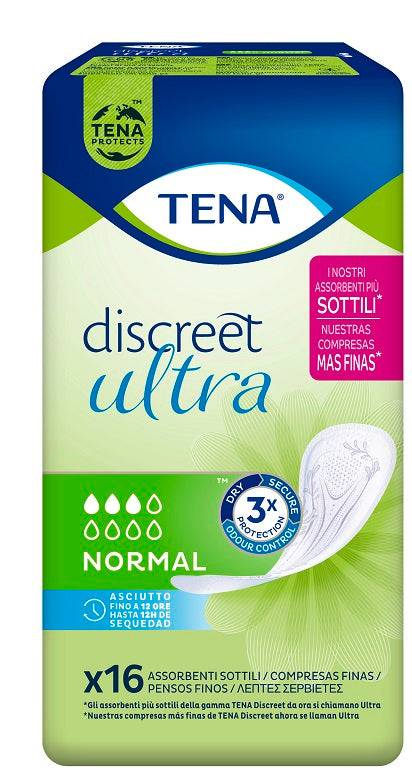 TENA DISCREET ULTRA NORMAL 16P - Lovesano