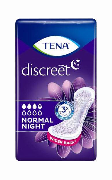 TENA DISCREET NORMAL NIGHT10PZ - Lovesano