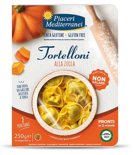 PIACERI MEDITERRANEI Tortellini Zucca 250g - Lovesano