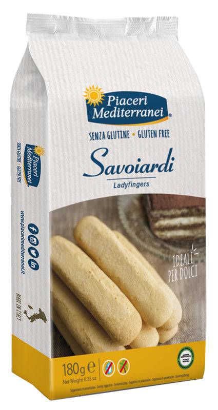 PIACERI MEDITERRANEI Savoiardi 180g - Lovesano