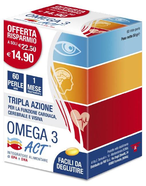 OMEGA 3 ACT 60PRL 540MG - Lovesano