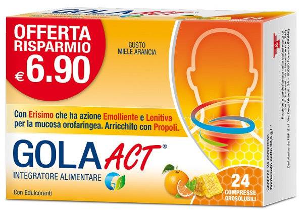 GOLA ACT MIELE ARANCIA 62,4G - Lovesano