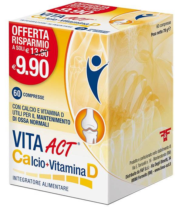 VITA ACT CALCIO+VIT D 60CPR - Lovesano