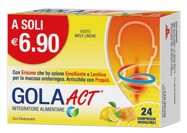 GOLA ACT MIELE LIMONE 24CPR F - Lovesano