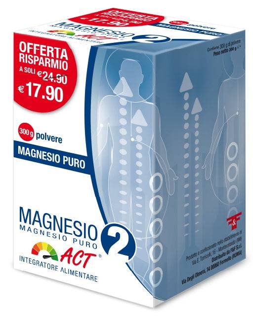 MAGNESIO 2 ACT MG PURO 300G - Lovesano