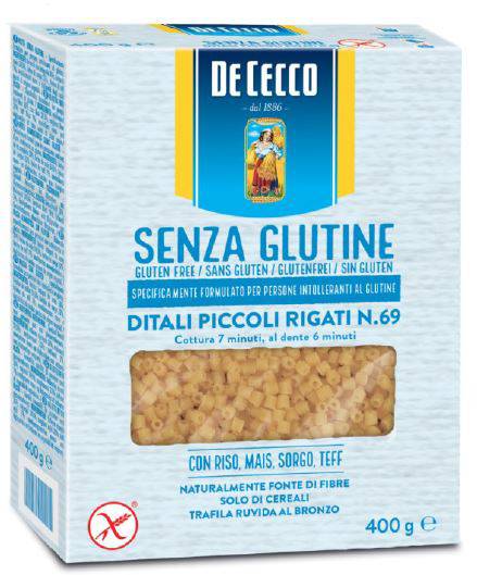 DE CECCO Ditali Piccoli Rigati n.69 400g - Lovesano