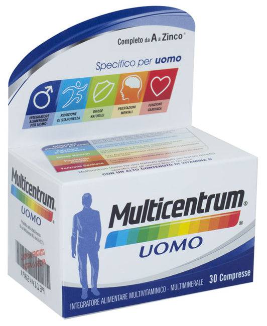 MULTICENTRUM UOMO 30CPR - Lovesano