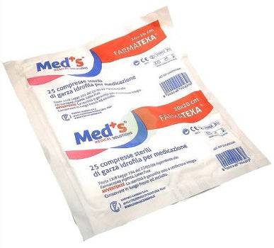 MEDS GARZA 12/8 20X20CM 25PZ - Lovesano