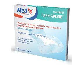 FARMAC-ZABBAN MEDS Medicaz.Ades.Sterile Imp.cm10x12 5pz - Lovesano