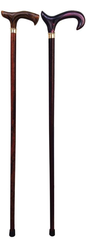 FARMACARE Bastone Legno Donna Manico T Marmorizz. - Lovesano