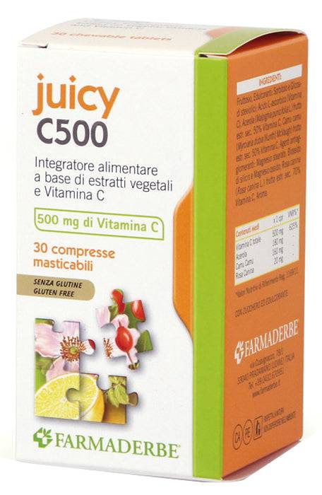 NUTRA JUICY C500 30CPR - Lovesano