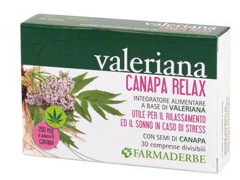 VALERIANA CANAPA RELAX 30CPR - Lovesano