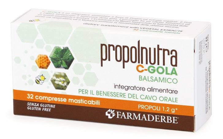 PROPOLNUTRA C GOLA TAV 32PZ - Lovesano