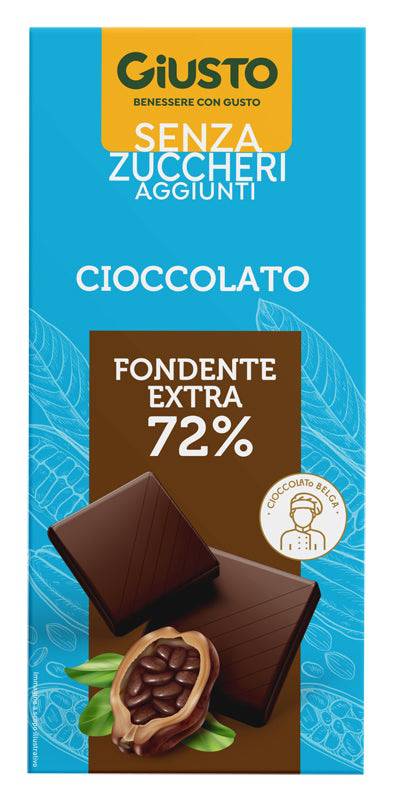 GIUSTO S/Z Cioccolato ExtraFondente Tav.85g - Lovesano