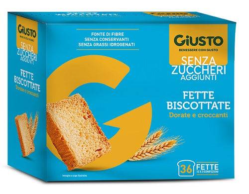 GIUSTO S/ZUCCH FETTE BISC 300G - Lovesano