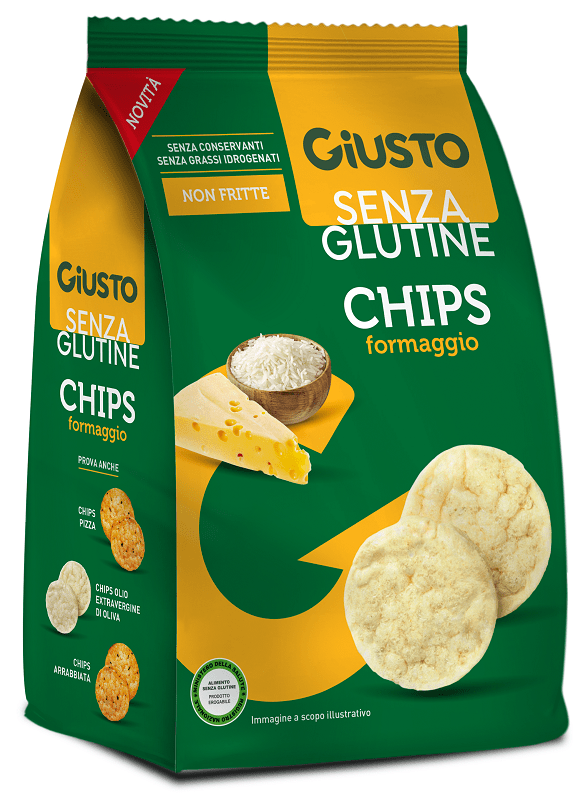 GIUSTO S/G Chips Formaggio 40g - Lovesano