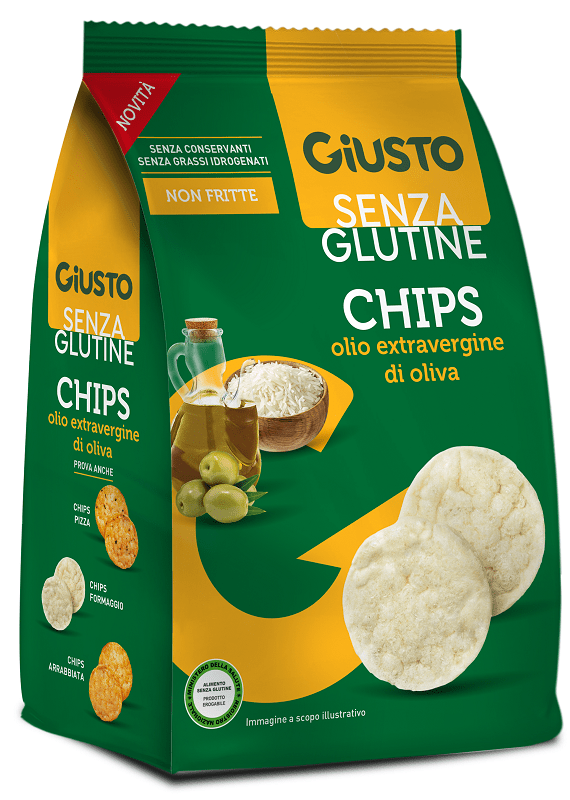 GIUSTO S/G Chips Olio Evo 40g - Lovesano