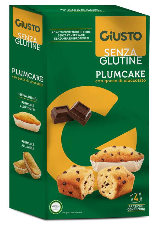 GIUSTO S/G Plumcake Gocce Cioccolato 160g - Lovesano