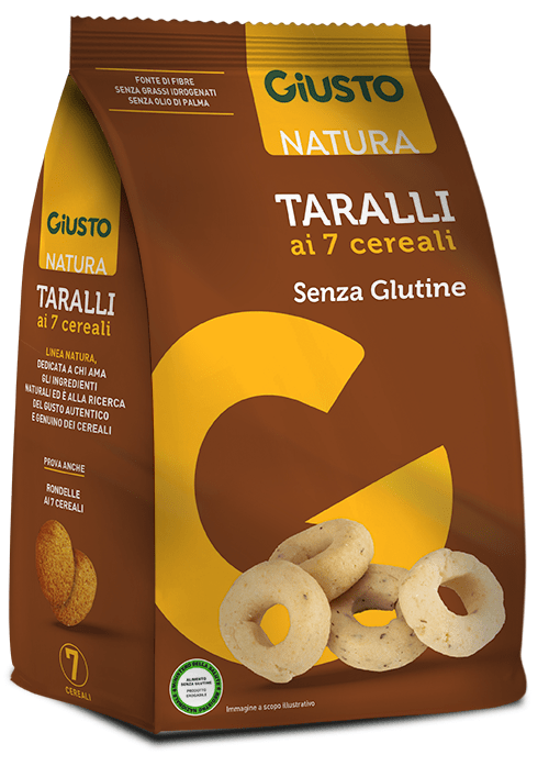 GIUSTO S/G Taralli 7 Cereali 175g - Lovesano