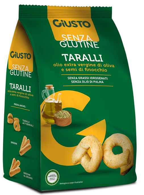 GIUSTO S/G Taralli Finocchio 175g - Lovesano