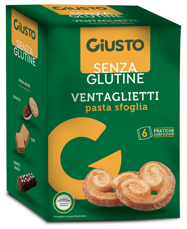 GIUSTO S/G Ventaglietti 6x25g - Lovesano