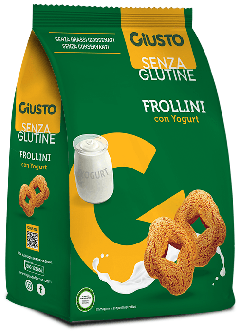 GIUSTO S/G Frollini Yogurt 250g - Lovesano