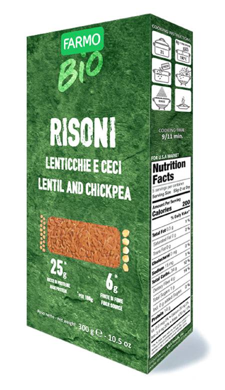 FARMO Bio Risoni Lenticchie Ceci - Lovesano