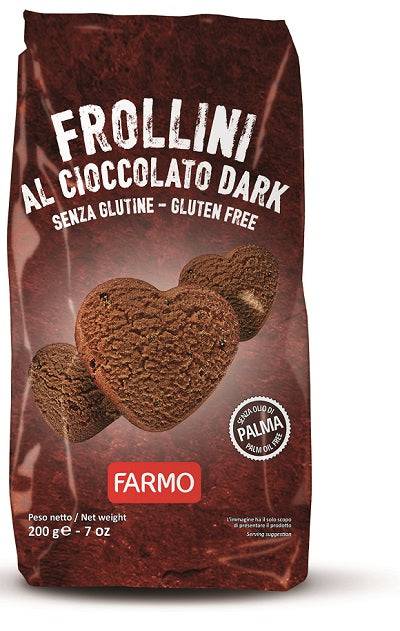 FARMO Frollini Cioccolato Dark S/G 200g - Lovesano