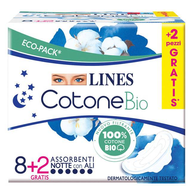 LINES COTONE BIO ULTRA NTT 10P - Lovesano