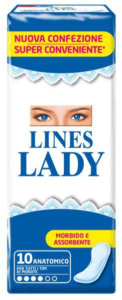 LINES LADY ANATOMICO 10PZ - Lovesano