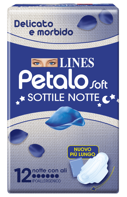 LINES PETALO SOFT NOTTE 12PZ - Lovesano 
