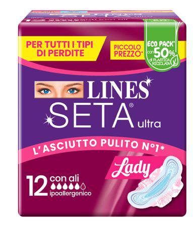 LINES SETA ULTRA LADY ALI 12PZ - Lovesano