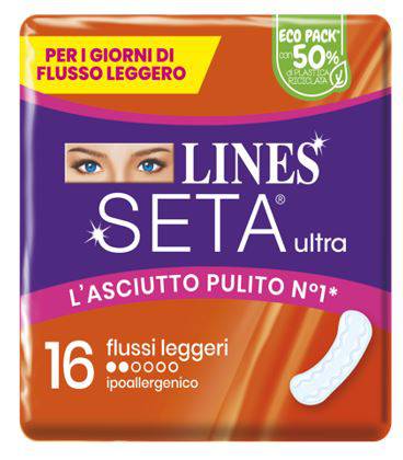LINES SETA ULTRA LEGG CP 16PZ - Lovesano