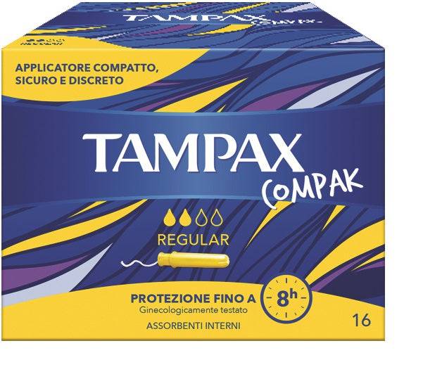 TAMPAX COMPAK REGULAR 16PZ - Lovesano