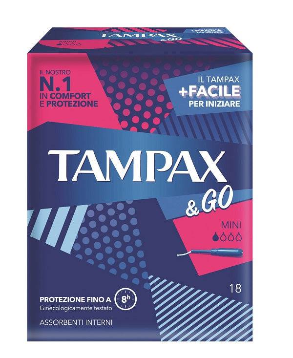 TAMPAX &GO MINI 18PZ - Lovesano