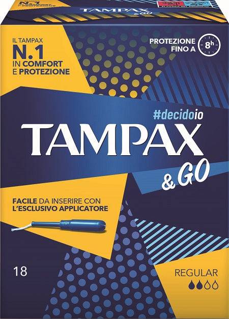 TAMPAX &GO REGULAR 18PZ - Lovesano