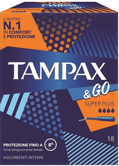 TAMPAX &GO SUPER PLUS 18PZ 0792 - Lovesano
