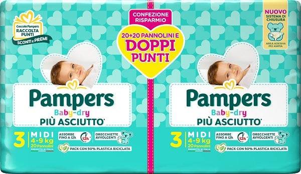 PAMPERS BD DUO DOWNCOUNT M 40P - Lovesano