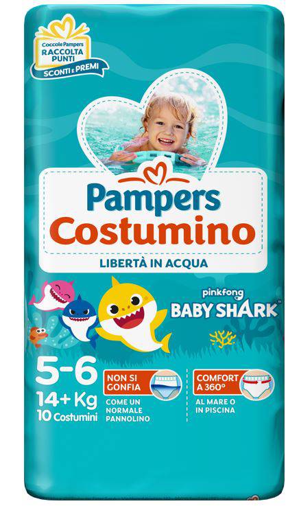 PAMPERS COST BB SHARK 5-6 10PZ - Lovesano